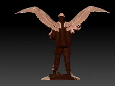 Firefighter Angel 3D print model