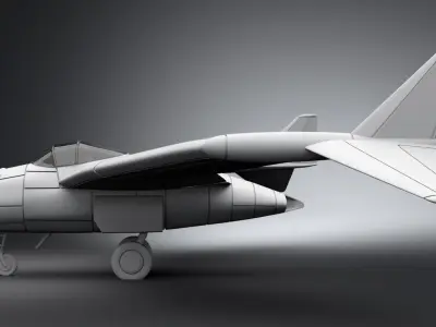 Blohm And Voss P215 scale model 3D print model