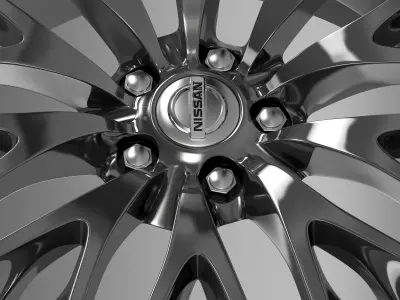 Nissan Cima Hybrid  rim 3D model