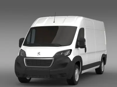Peugeot Manager Furgon L3H2 2017 3D model