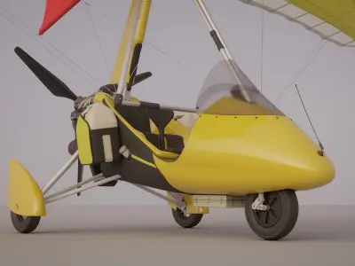 Pegasus Quantum 912 Trike model 3D model