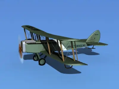 Airco DH-4 V04 US Air Mail 3D model