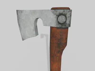stylized Axe Low-poly 3D model