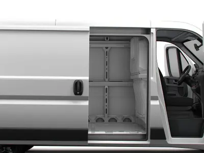 Opel Movano Van L2H1 HQ Interior 2023 3D model