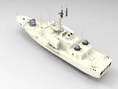 Tarantul class corvette  3D model