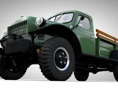 DODGE POWER WAGON 1946 3D model