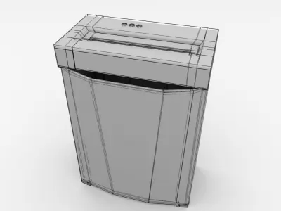 Paper Shredder 3D model