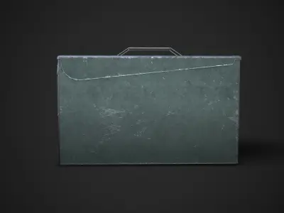 Small Ammobox Low-poly 3D model