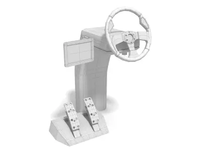 Vehicle Control Panel 3D model