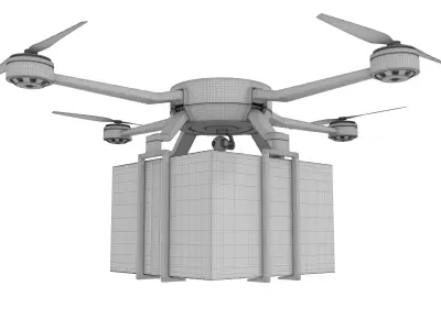 Cargo Drone 3D model