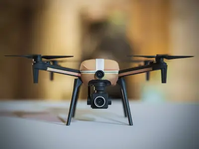 A Modern Camera Drone 3D model