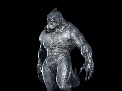 Fish Mutant 2 Low-poly 3D model