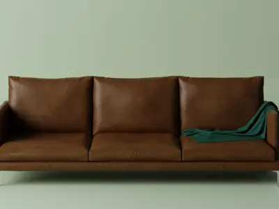 Williams leather sofa Free 3D model