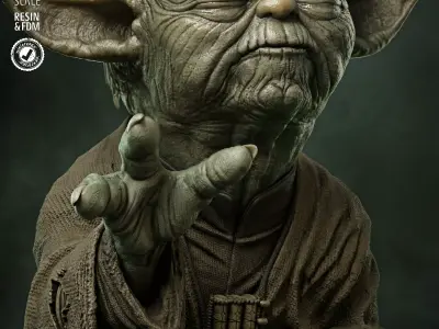 STAR WARS Yoda Bust 3D print model