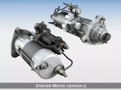 Starter Motor 02 3D model