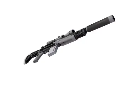 M14 Delta Force Elite rifle 3D model