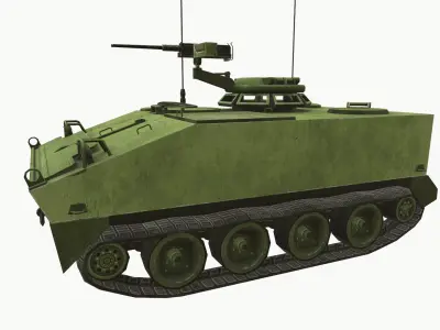 M114 Armored Fighting Vehicle Low-poly 3D model