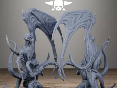 Corrupted Guard Possessed Demon 3D print model