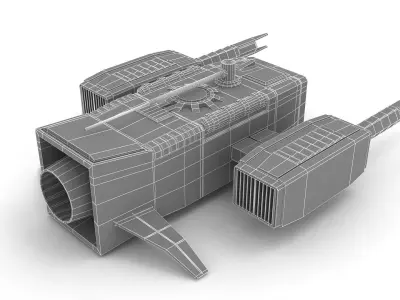 Sci-Fi Drone 3D model