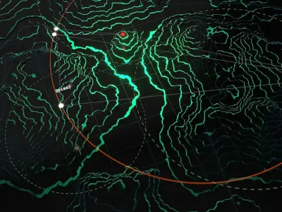 Digital Terrain 3D model