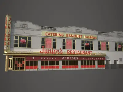 Juniors Restaurant 3D model