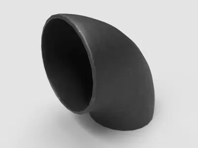 Elbow Pipe Short Radius 10 inches 3D model