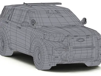 Police Cars Pack Low-poly 3D model