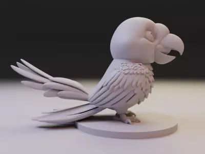 Brazilian macaw 3D print model