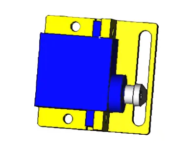 Suporte servo 9g para aeromodelismo Free 3D print model