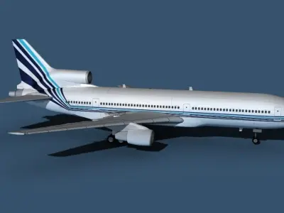 Lockheed L-1011-50 Corporate 3 3D model
