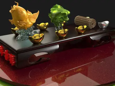 Chinese fish   3D model