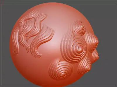 Download 7 ZBrush lion hair brushes  antique stone lion hair  3D model