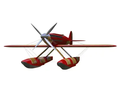 Macchi MC72 3D model