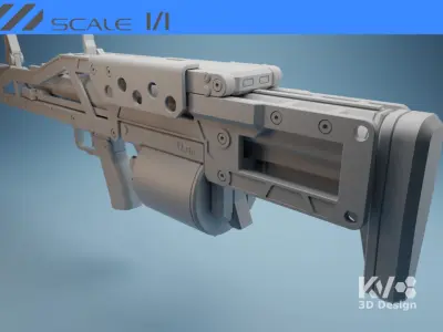 KV-Death Stranding-Shotgun Lv 1 3D print model