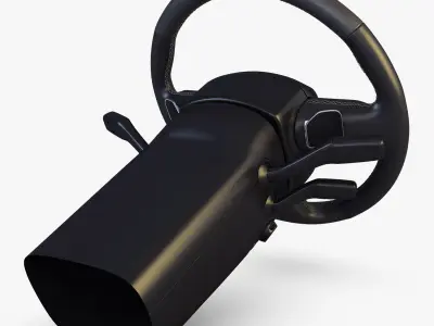 Steering Wheel Audi Q7 Patrick Hellmann 3D model