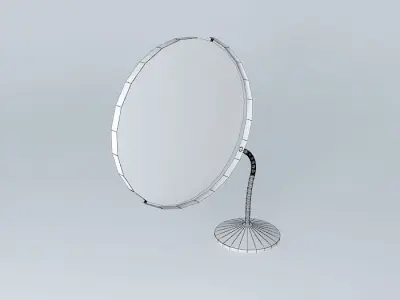 Mirror with Flexible Metal Free 3D model