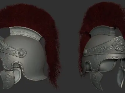 Roman Praetorian Helmet 3D model