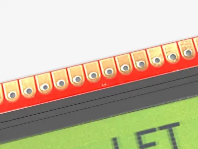 Liquid Crystal Display Screen Component 3D model