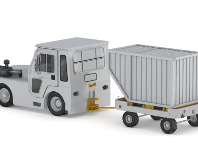 TUG Aircraft Tow Tractor 3D model