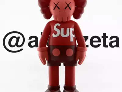 Kaws x Supreme for Print 3D print model