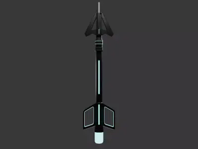 Sci-Fi Black Arrow 3D model
