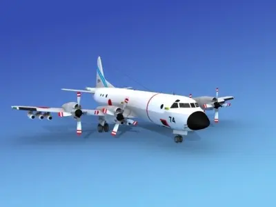 Lockheed P-3 Orion JDF 2 3D model