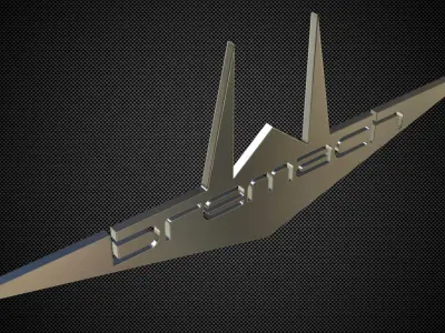 bremach logo 3D model