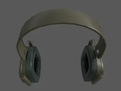  Ear  Defenders RACAL Low-poly 3D model