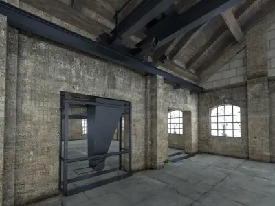 Warehouse Converted Mill 3D model