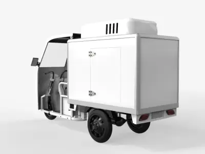 Refrigerated Tricycle 3D model