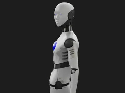 ANDROID MANO RIGGED 3D model