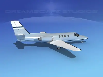 Cessna 500 Citation I V07 3D model