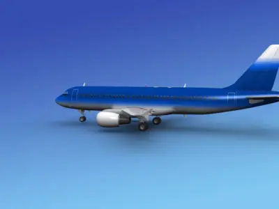 Airbus A320 Corporate 5 3D model