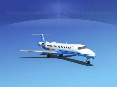 Embraer ERJ-145 Corporate 2 3D model